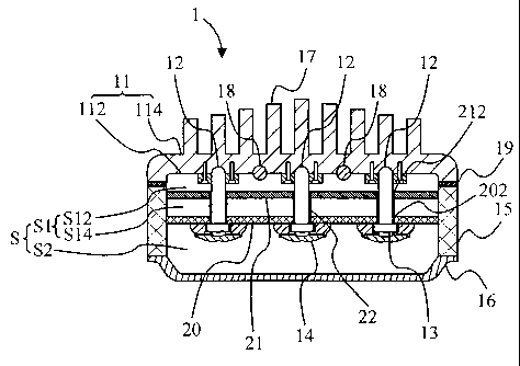 A single figure which represents the drawing illustrating the invention.